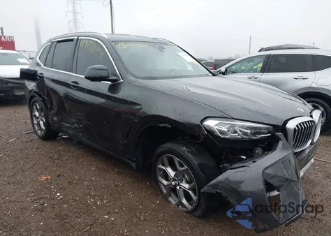 2024 BMW X3 xDrive30I из США, поврежденный, VIN 5UX53DP0XR9W64582